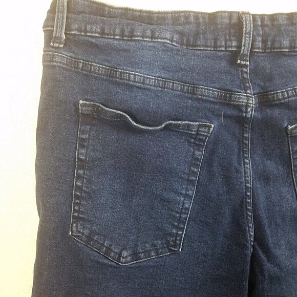 Jeans DKNY Duane Classic Straight Fit Denim 36 X 30 dark blue men's - Picture 10 of 16